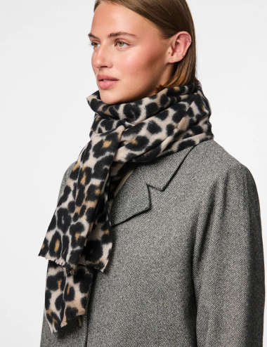 Pcjorna bufanda animal print