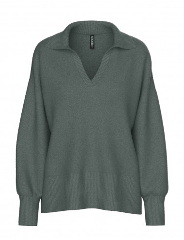 Pcmalou jersey polo verde