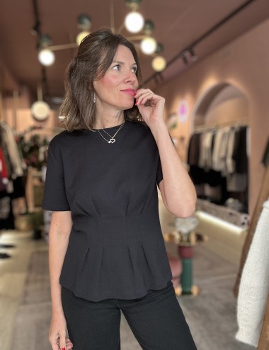 Vimonie camiseta pinzas negra