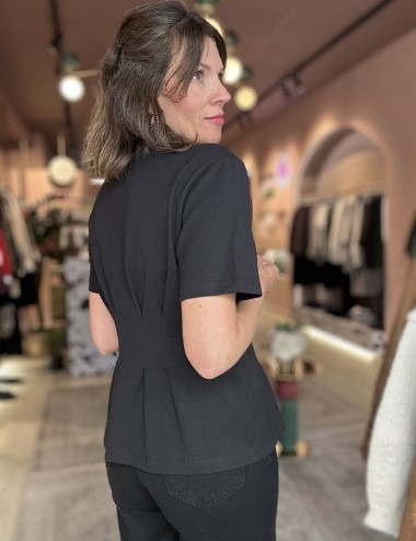 Vimonie camiseta pinzas negra