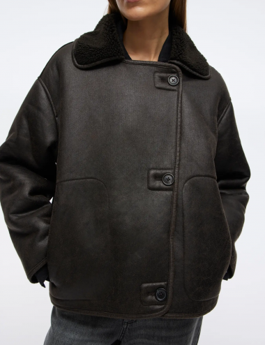 Vikadera chaqueta marrón...