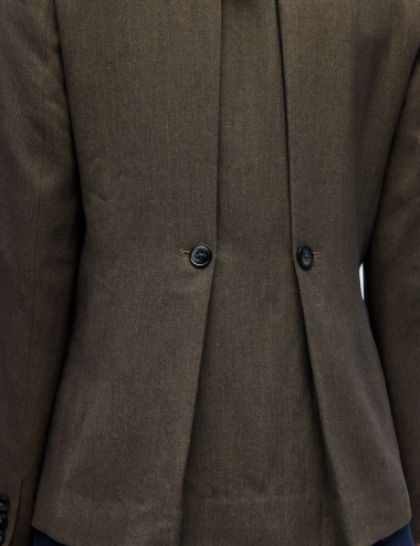 Objkara blazer marrón melange